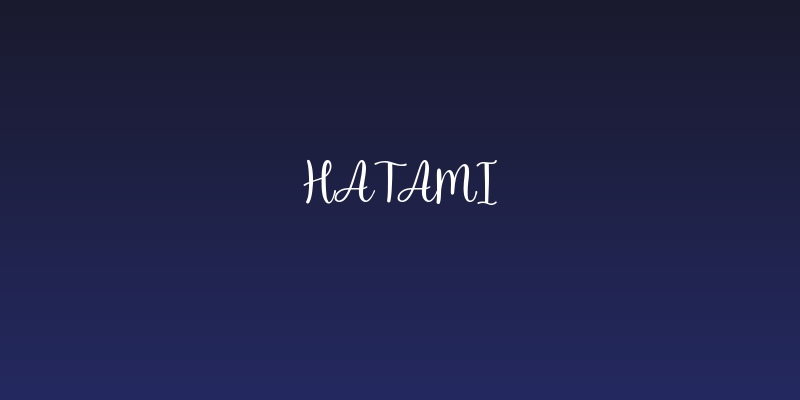 Hatami Social Header