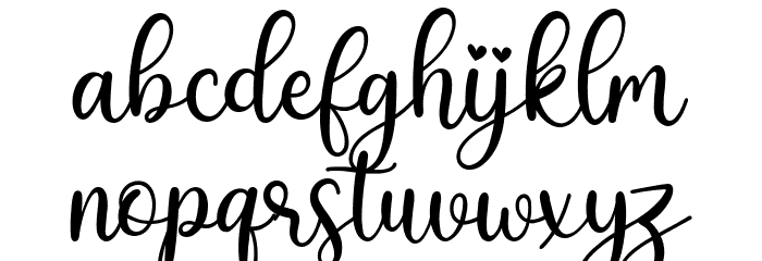Hatami Font LOWERCASE