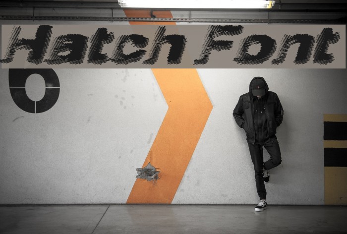 Hatch Font examples