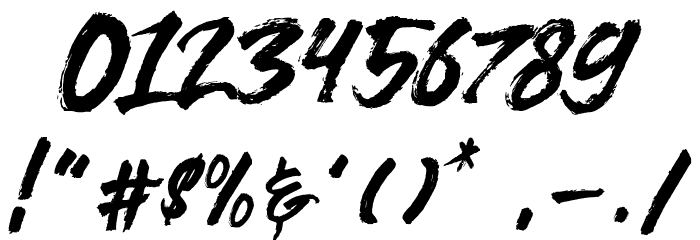Hatchback Font OTHER CHARS