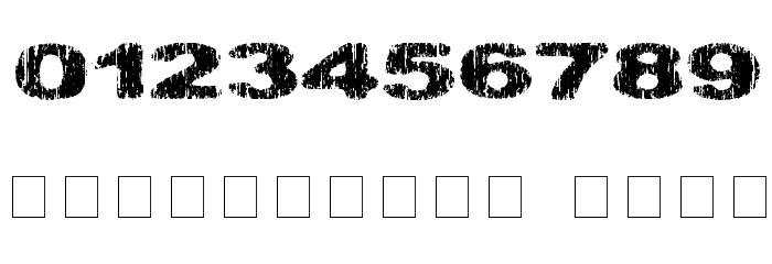 Hatchet Man Font OTHER CHARS
