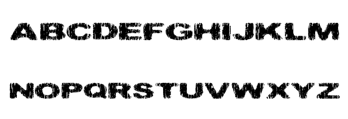 Hatchet Man Font LOWERCASE