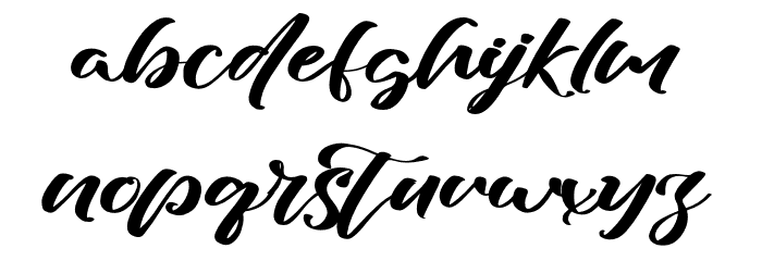 Hatchill Font LOWERCASE