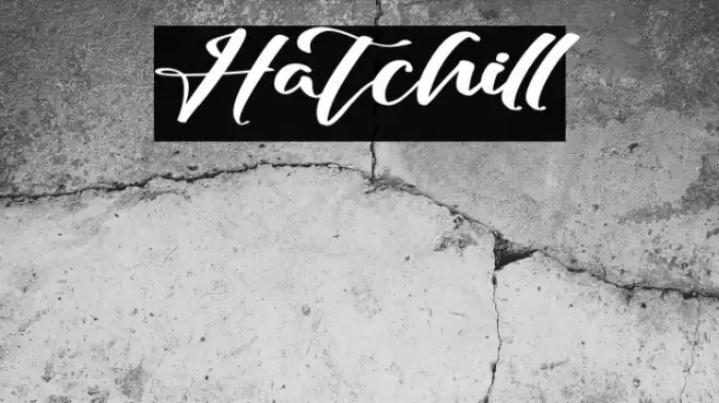 Hatchill Font examples