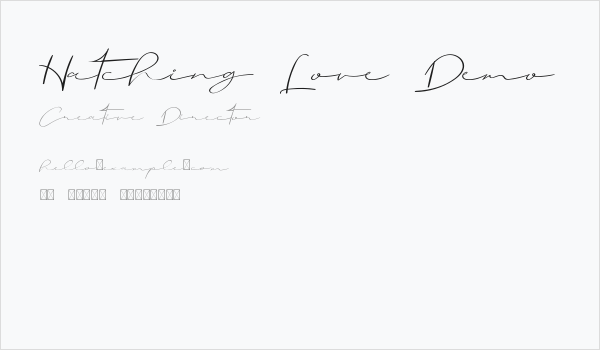 Hatching Love Demo Business Card