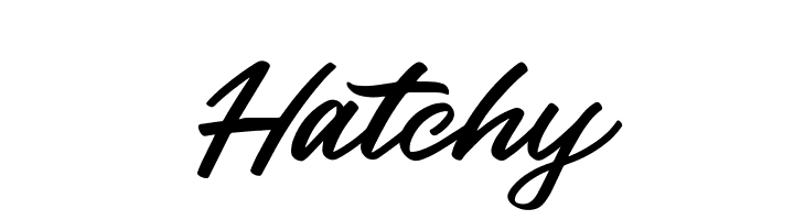 Hatchy  Скачать бесплатные шрифты