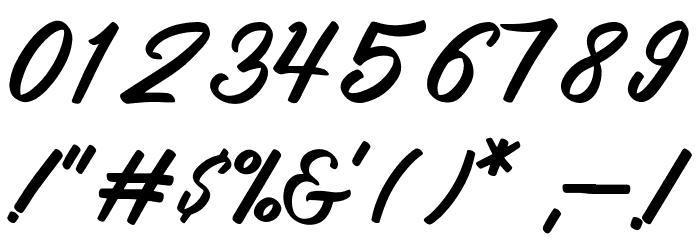 Hatchy Font OTHER CHARS