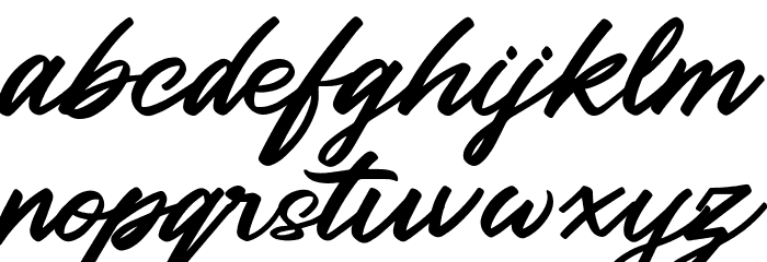 Hatchy Font LOWERCASE