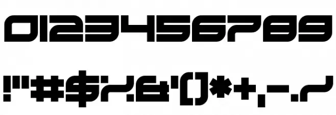 Hate Agent Font OTHER CHARS