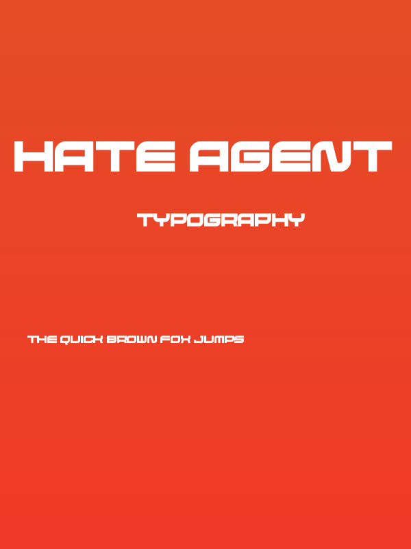 Hate Agent Poster