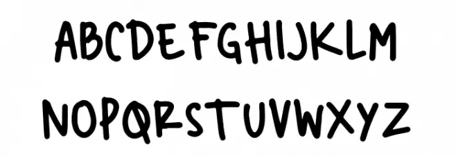HateYourWriting Schriftart Groß