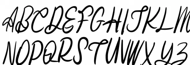 Hatedo FREE Font UPPERCASE
