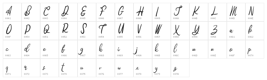 Hatedo FREE Character Map