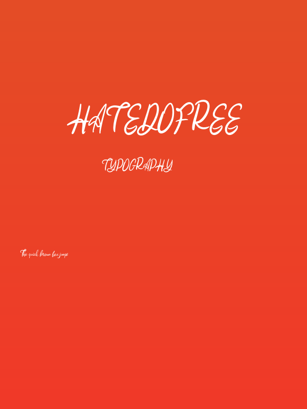 HatedoFREE Poster