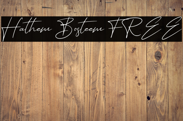 Hathem Bosteem FREE Example 1