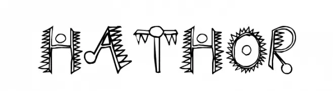 Hathor  Frei Schriftart Herunterladen