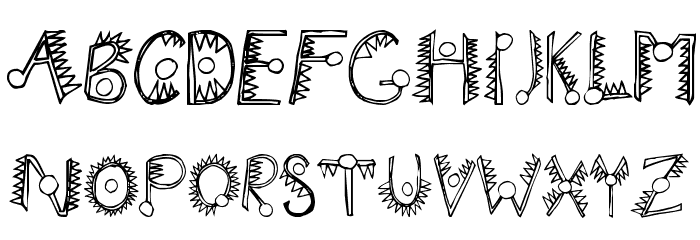 Hathor Font LOWERCASE