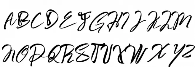 Hati Schriftart Groß
