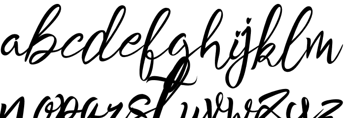 Hati Font LOWERCASE