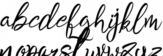 Hati फ़ॉन्ट लोअरकेस