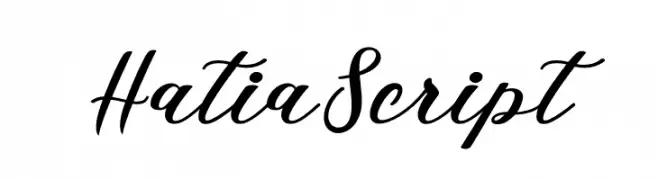 HatiaScript  Fuentes Gratis Descargar