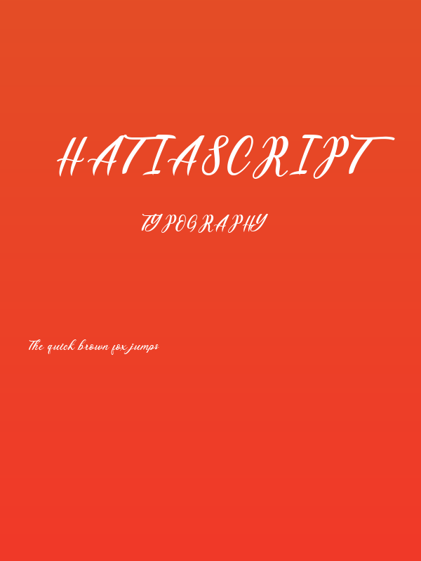HatiaScript Poster