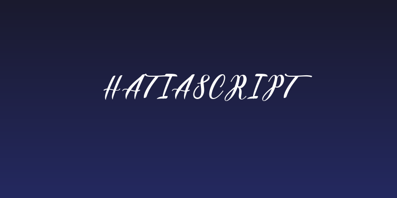 HatiaScript Social Header