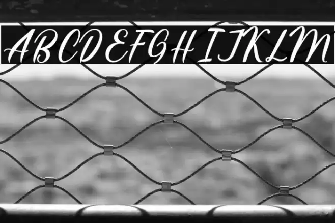 HatiaScript Font examples