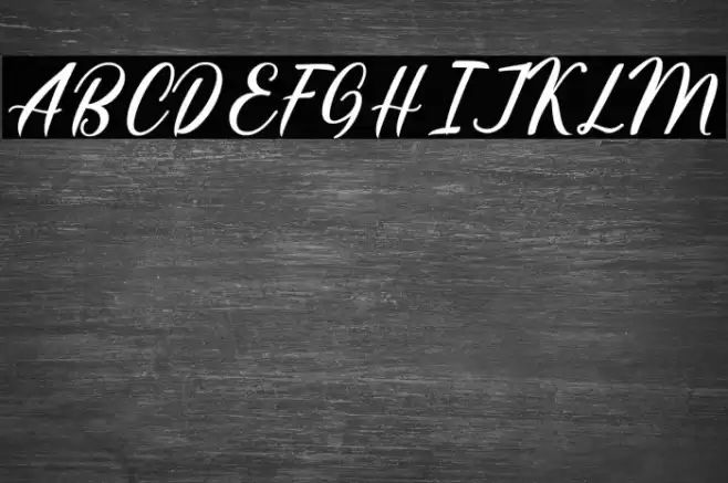 HatiaScript Font examples