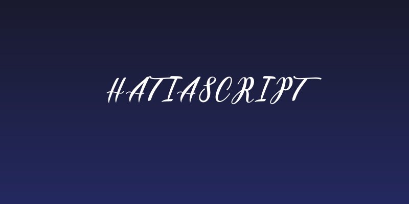 HatiaScript Social Header