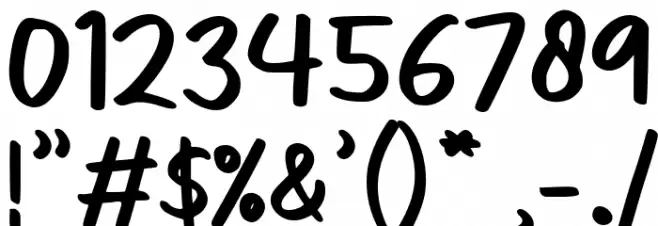 Hatimune Regular Font OTHER CHARS