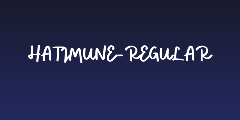 Hatimune-Regular Social Header