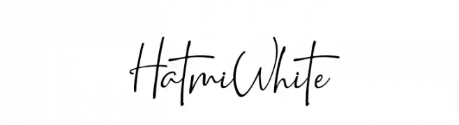 HatmiWhite  フリーフォントのダウンロード