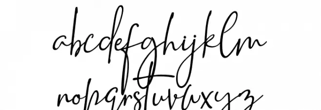 HatmiWhite 字体 小写