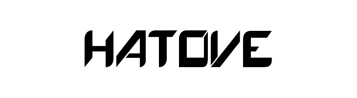 Hatove  免费字体下载