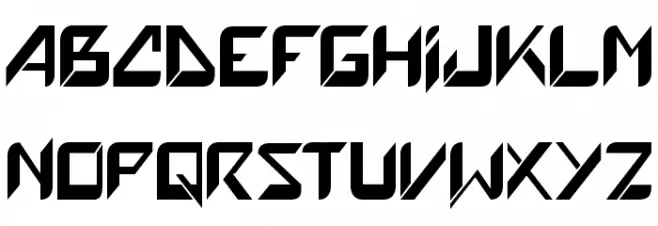 Hatove Font UPPERCASE