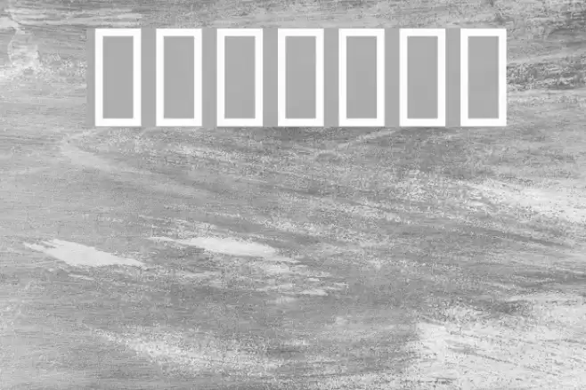 Hats II Font examples