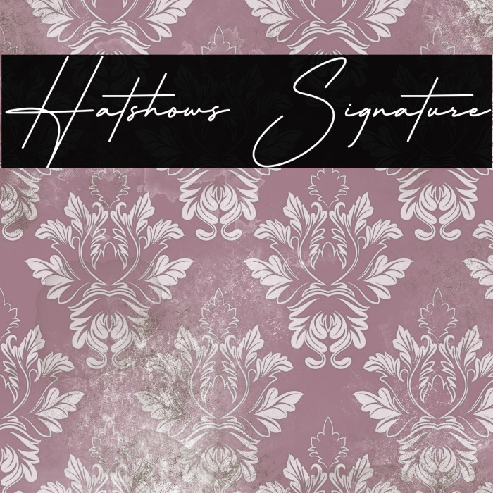 Hatshows Signature Example 3