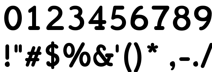 Hattha Bold Font OTHER CHARS