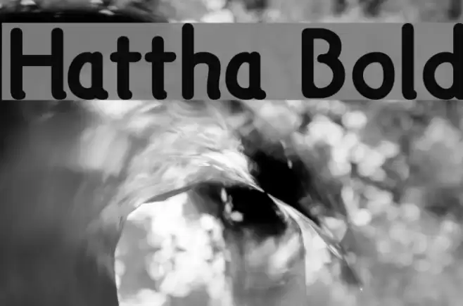 Hattha Bold फ़ॉन्ट examples