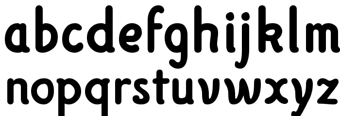 Hattha Bold Font LOWERCASE
