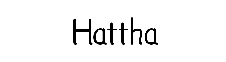Hattha  font caratteri gratis
