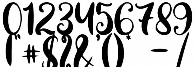 Hattie - Personal Font OTHER CHARS