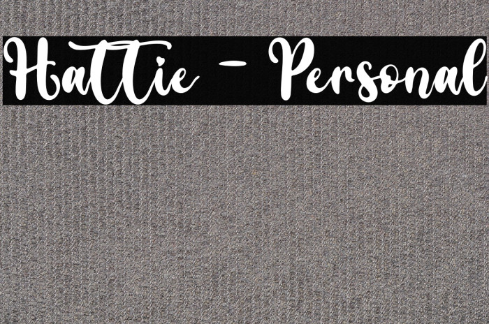 Hattie - Personal Example 2