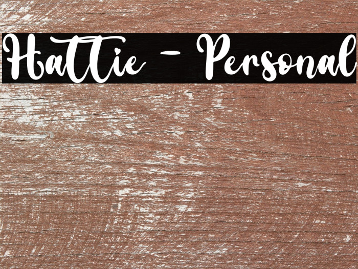 Hattie - Personal Example 3