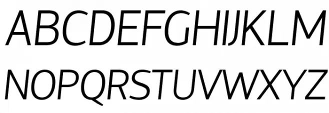 HattoriHanzo-LightItalic Fonte MAIÚSCULAS