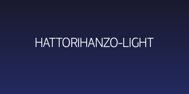 HattoriHanzo-Light Social Header