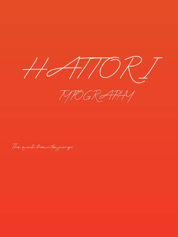 Hattori Poster