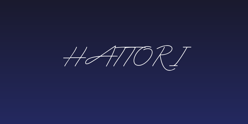 Hattori Social Header