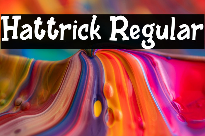 Hattrick Regular Example 2